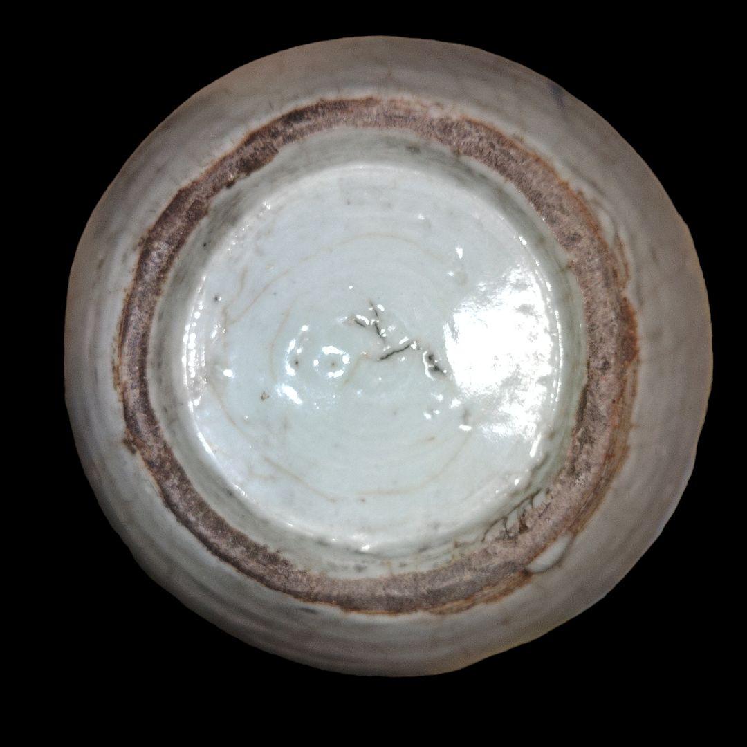 古伊万里　江戸時代　パイナップル文染付鶴首徳利