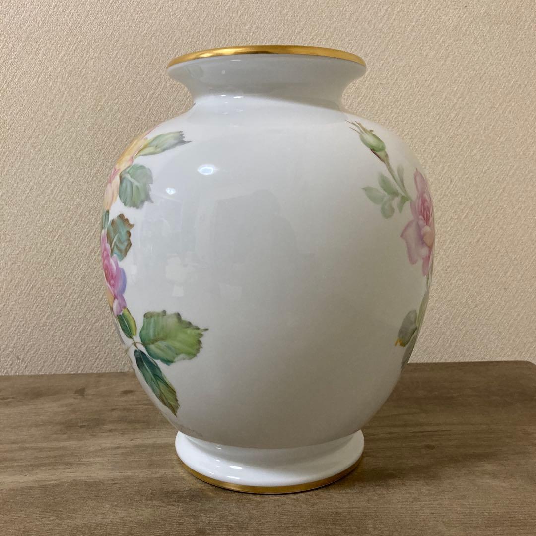 オールドノリタケ　上絵花瓶　ハンドペイント　名古屋絵付け　〈検プレミアノリタケ