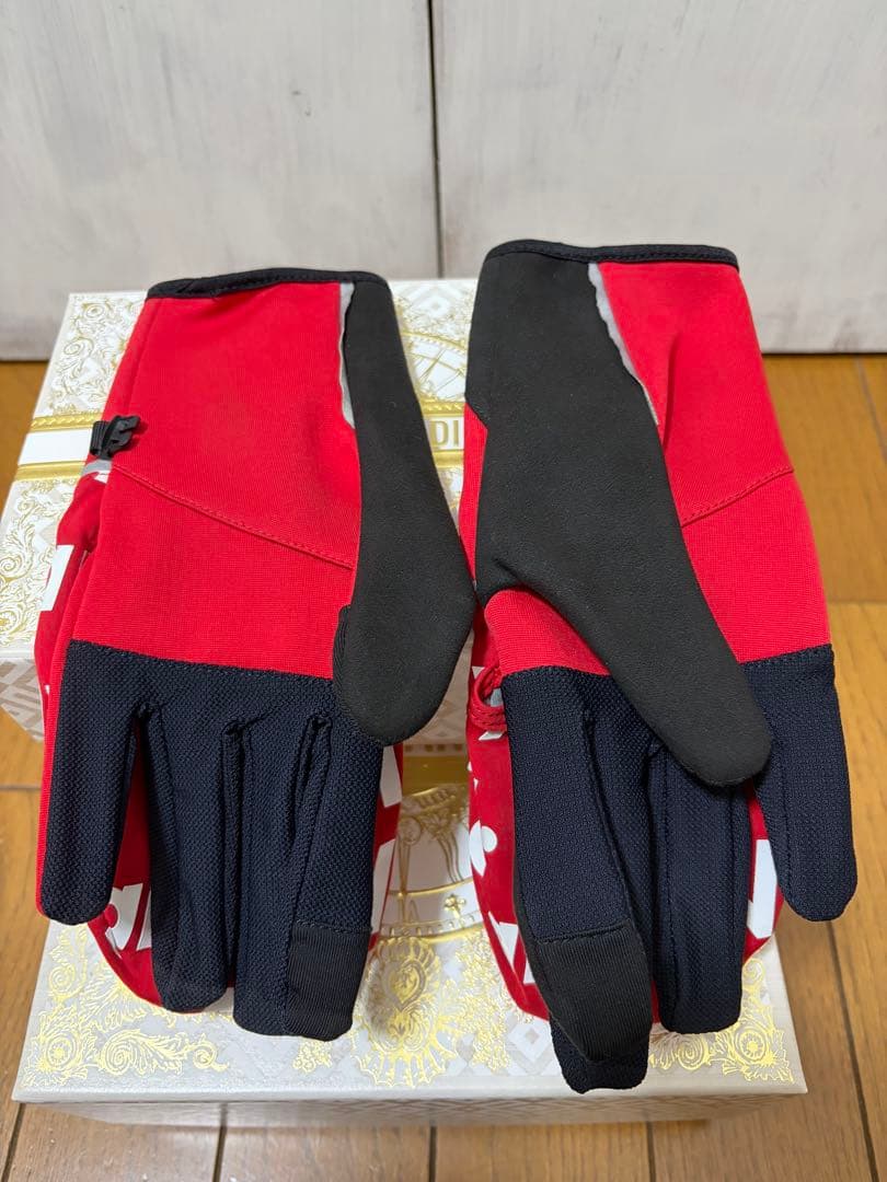 正規品　美品　Supreme x The North Face グローブ S