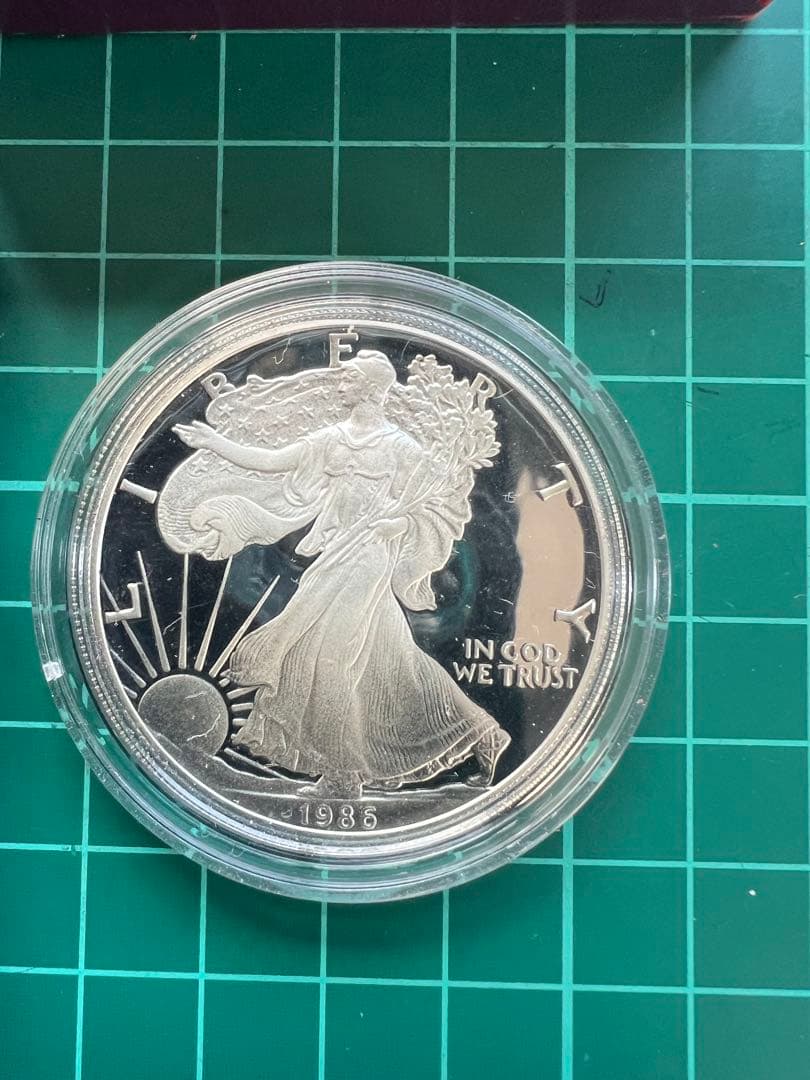 外国銀貨　アメリカ1D銀貨 1986年