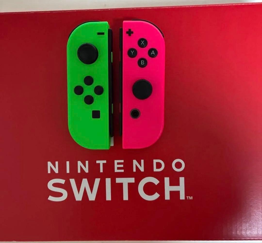 Nintendo Switch 本体 緑とピンクのJoy-Con