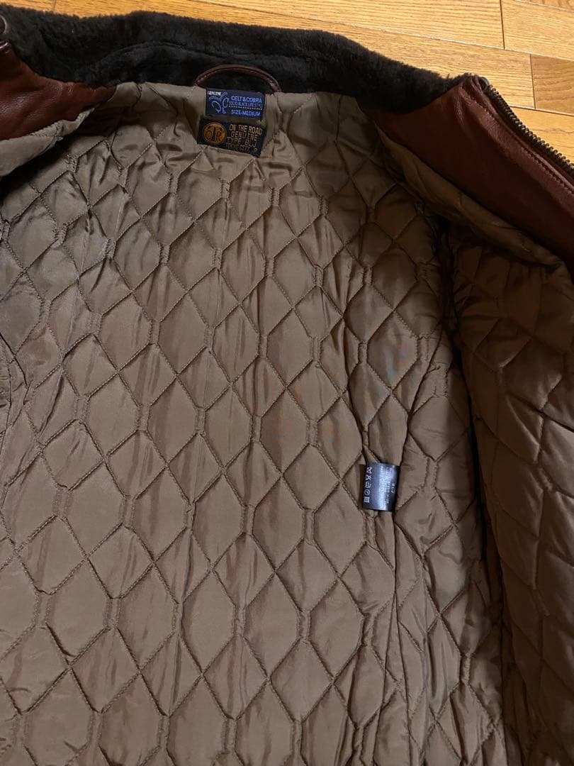 限定値下ケルトアンドコブラCelt&CobraムートンボアレザージャケットM