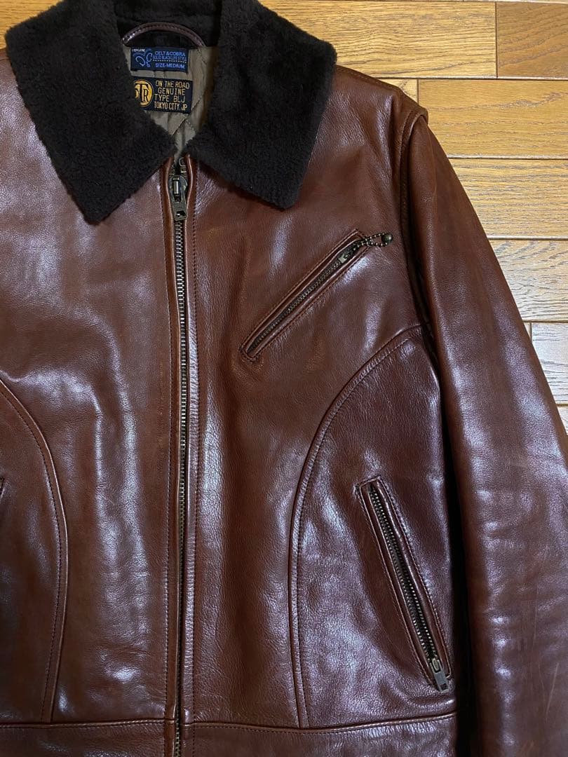 限定値下ケルトアンドコブラCelt&CobraムートンボアレザージャケットM