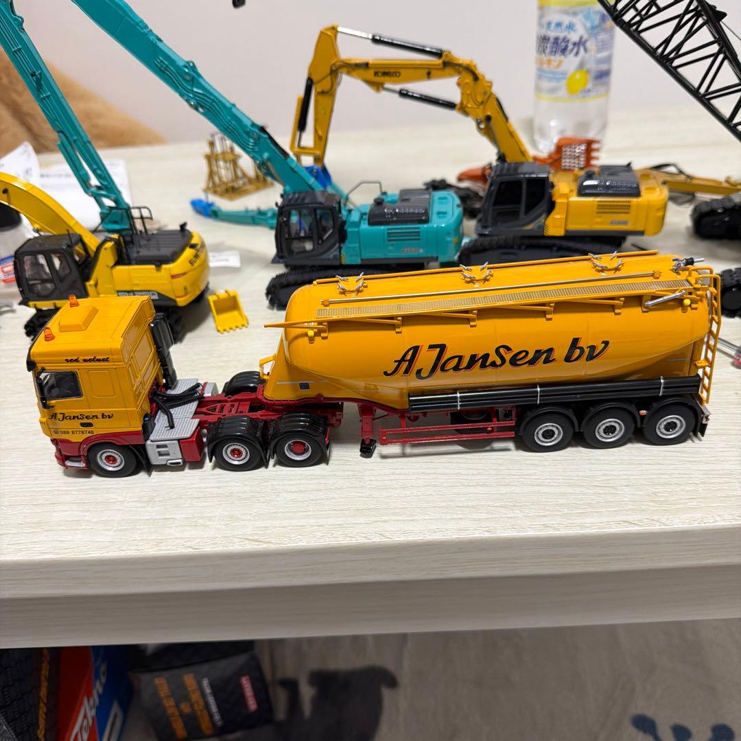 トレーラー 1/50WSI製バルク車値下げ可お知らせください