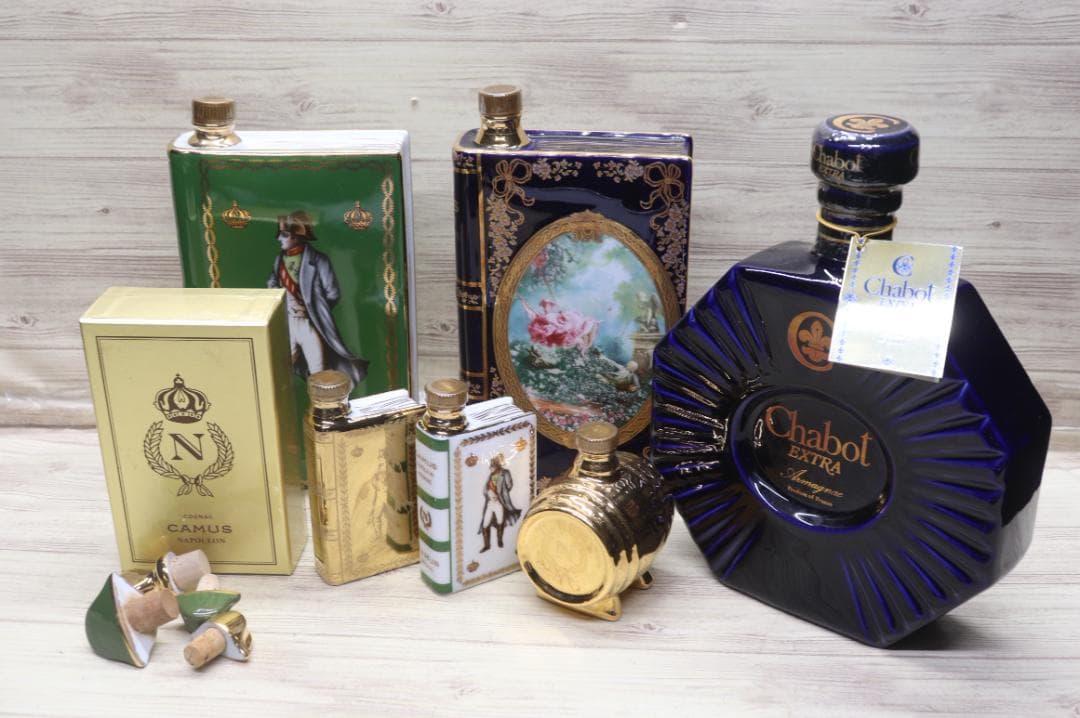 ◆未開栓7本まとめ カミュ ブック シャボー ブランデー