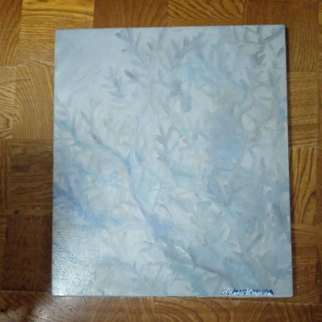 絵画　窓の氷の華