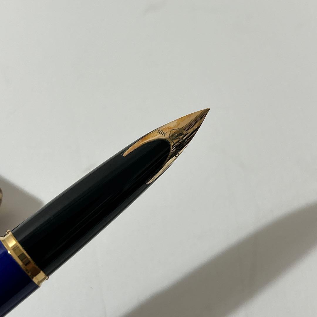 ウォーターマン 万年筆カレン紫パープルペン先18K-750