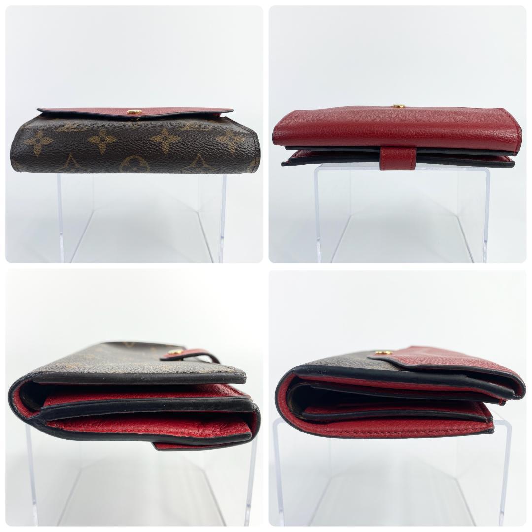 ルイヴィトン パラス コンパクトウォレット 財布 モノグラム 赤 M60140