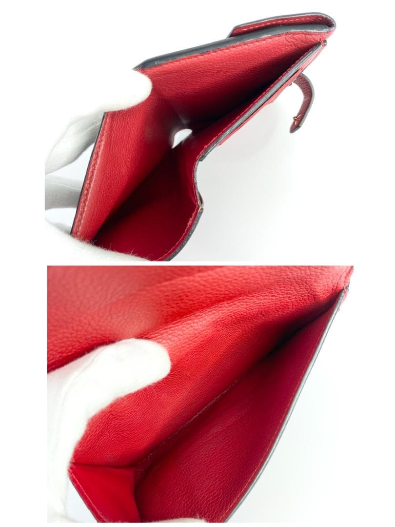 ルイヴィトン パラス コンパクトウォレット 財布 モノグラム 赤 M60140