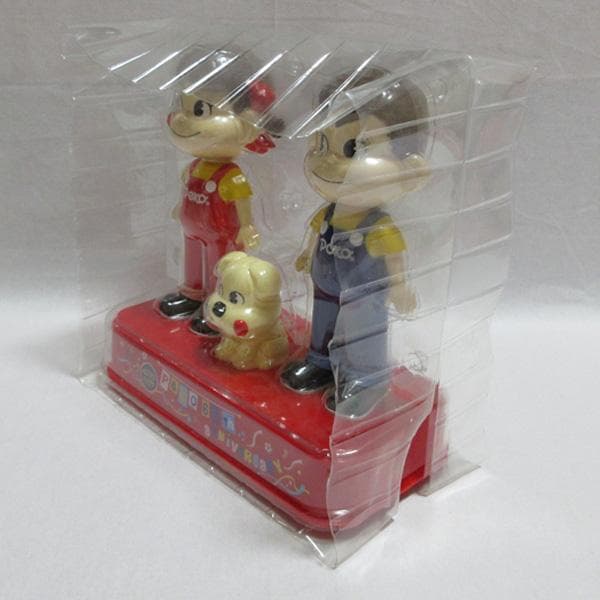 不二屋ペコちゃんポコちゃん６０周年記念ペコポコ首ふり人形箱付き非売品当選品首振り