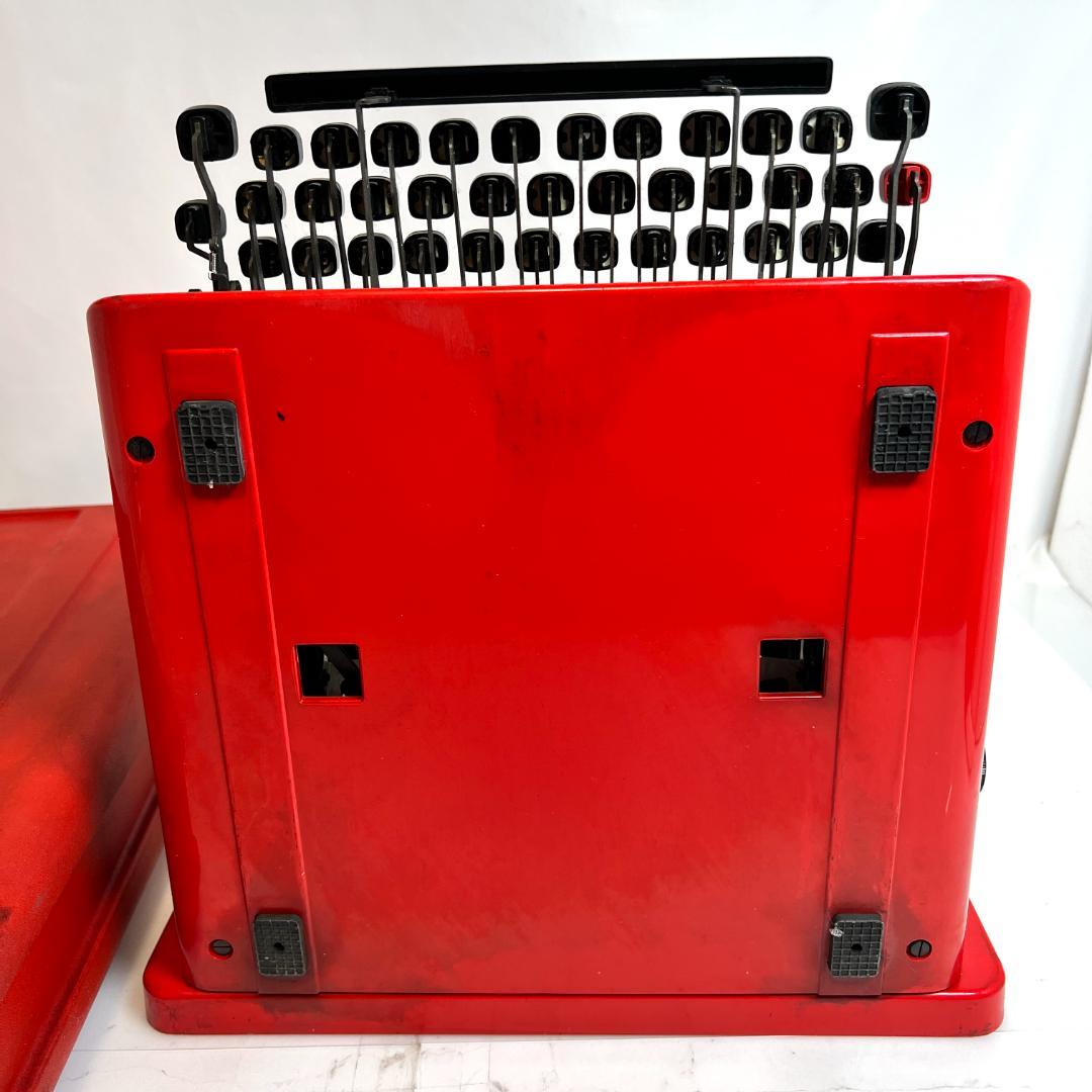 タイプライター オリベッティ バレンタイン、ヴィンテージ、動作良好、スペイン製