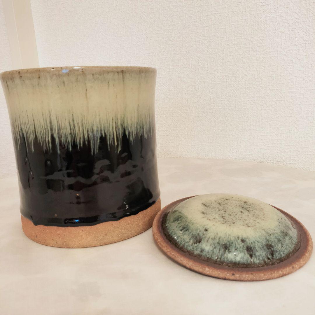 水指　茶道　茶道具　唐津　朝鮮唐津　木箱付き　武村利左衛門