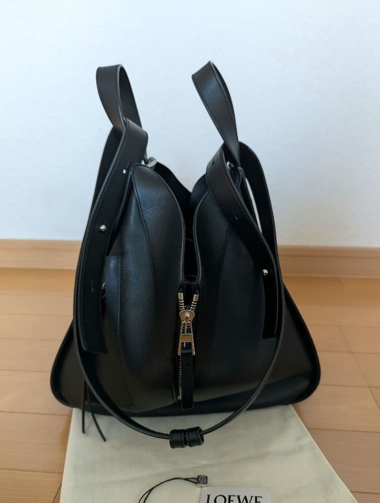 LOEWE ロエベ　ハンモックバッグ　ブラック　2way
