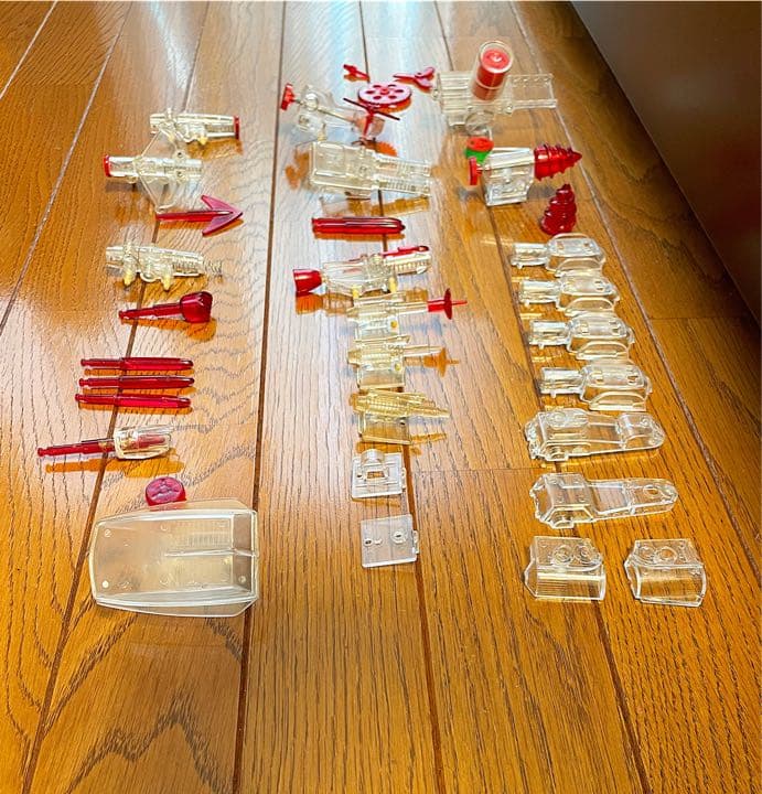 【当時物】サイボーグライダー　オートバイセット×2台分　武器セット付