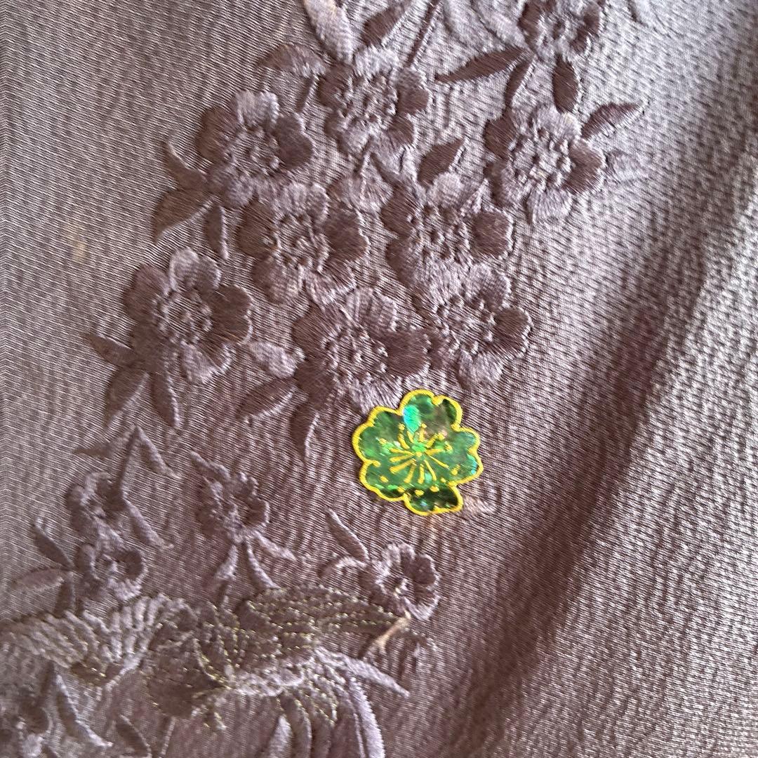 〈着物のみ〉付け下げ　フルセット　着物　正絹　鳳凰　凛と紫　訪問着　G9