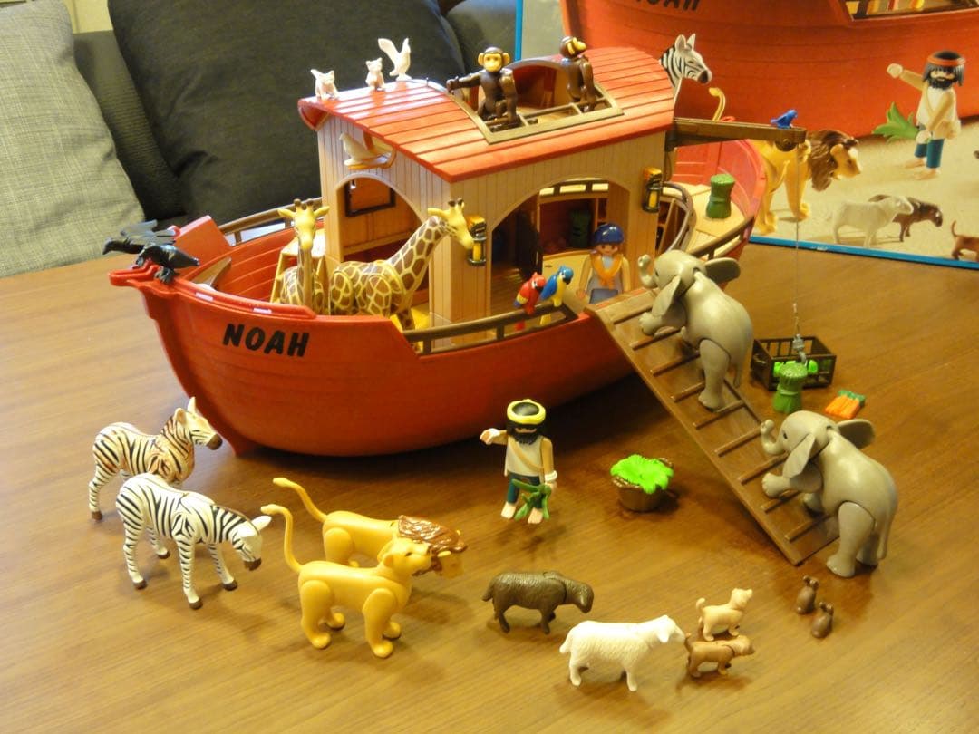 プレイモービル ノアの箱舟＋ミクロシリーズセット【3255】【4332】