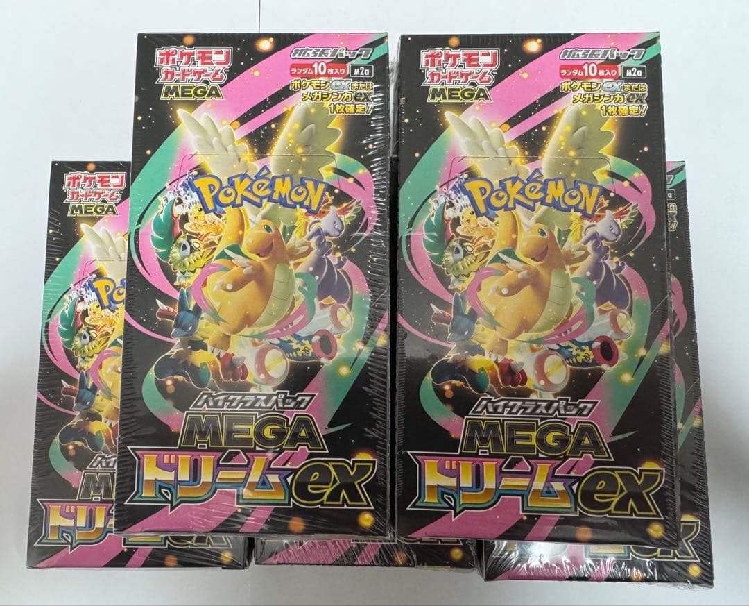 ポケモンカードゲーム MEGAドリームex 5BOX