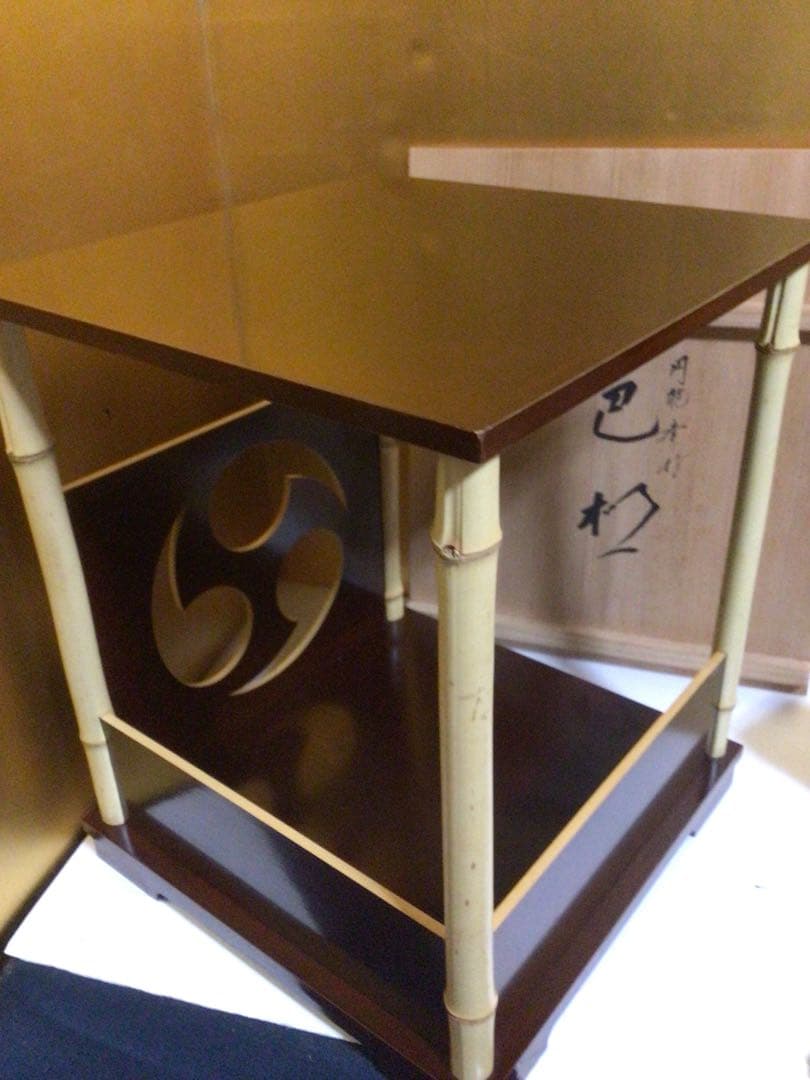 茶道具 一体式 巴棚 円能斉好み 共箱付き