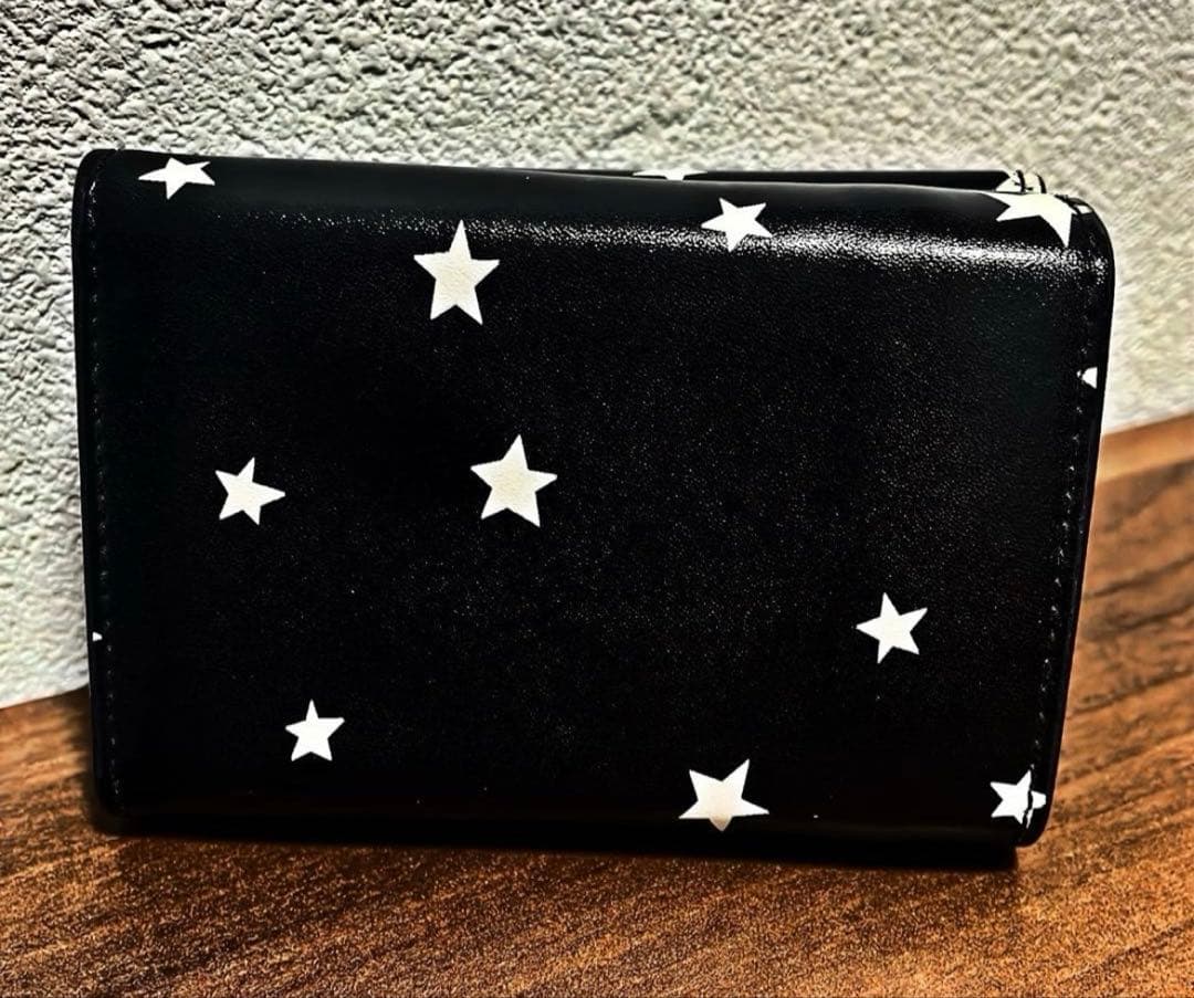 週末セール！極美品 正規品 バレンシアガ 三つ折り財布 付属品付 星柄