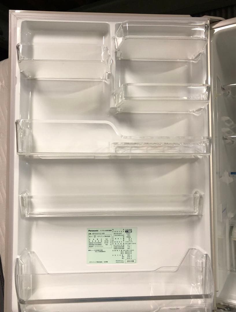 9h14 2016年製 411L 冷蔵庫 NR-E431VL-N ファミリー