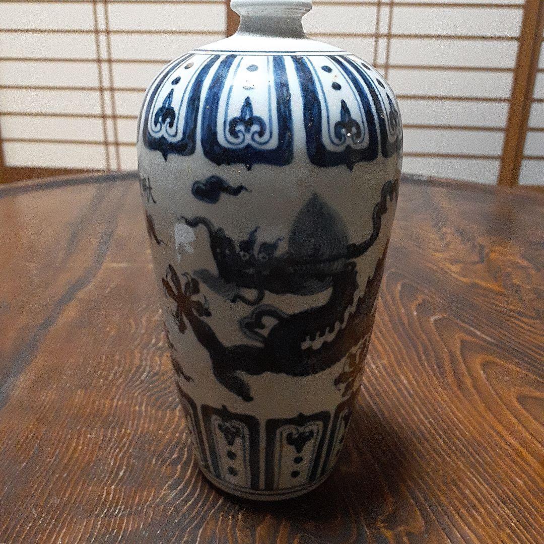 中国大明宣徳年製雲龍図小梅瓶