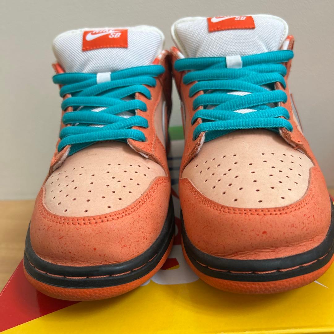 スケートボード Concepts Nike SB Dunk Low Orange Lobster