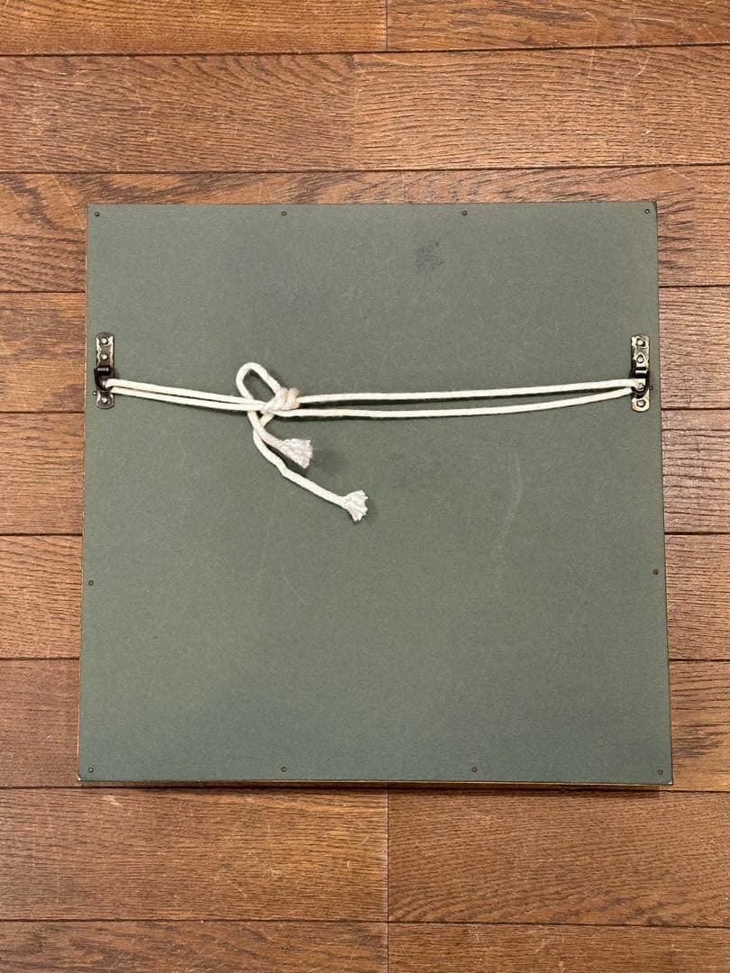 田中忠雄　作　ガラス絵　キリスト教美術　幼な子をかこむマリアとアンナ