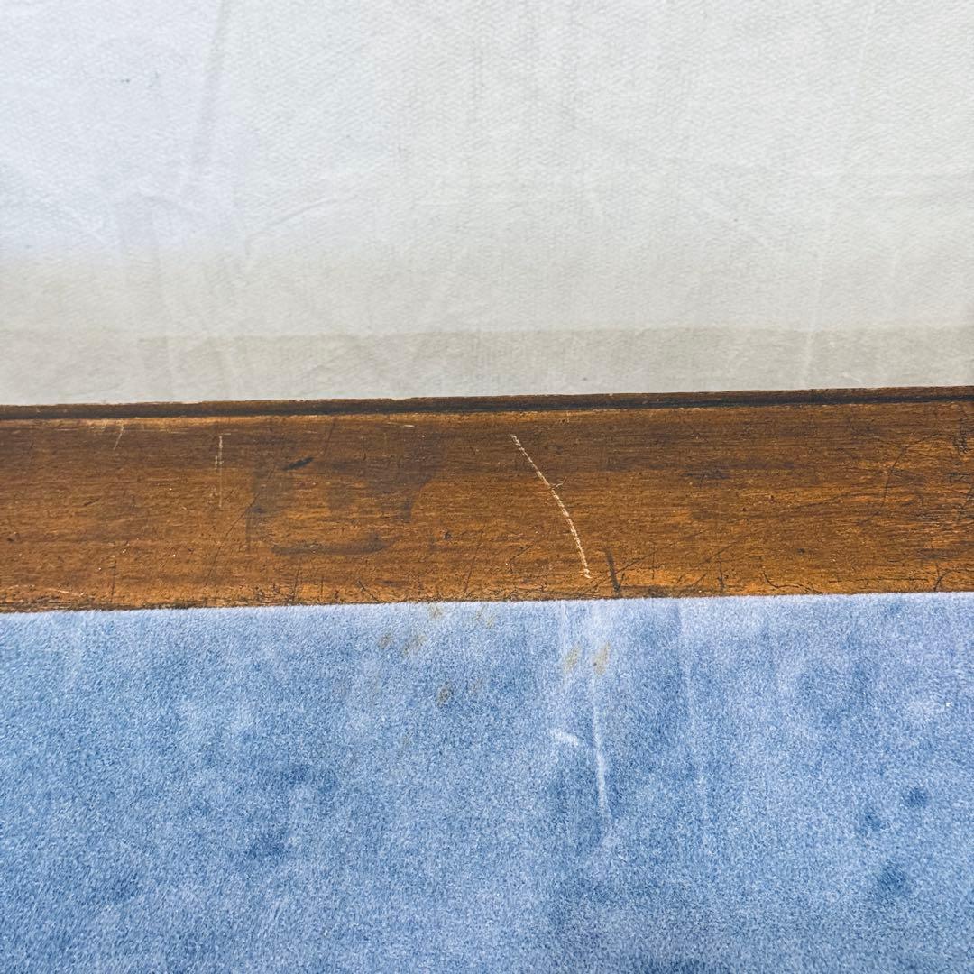 アンティーク 裁縫デスク 引き出し付き フェルト天板 大正レトロ 昭和レトロ