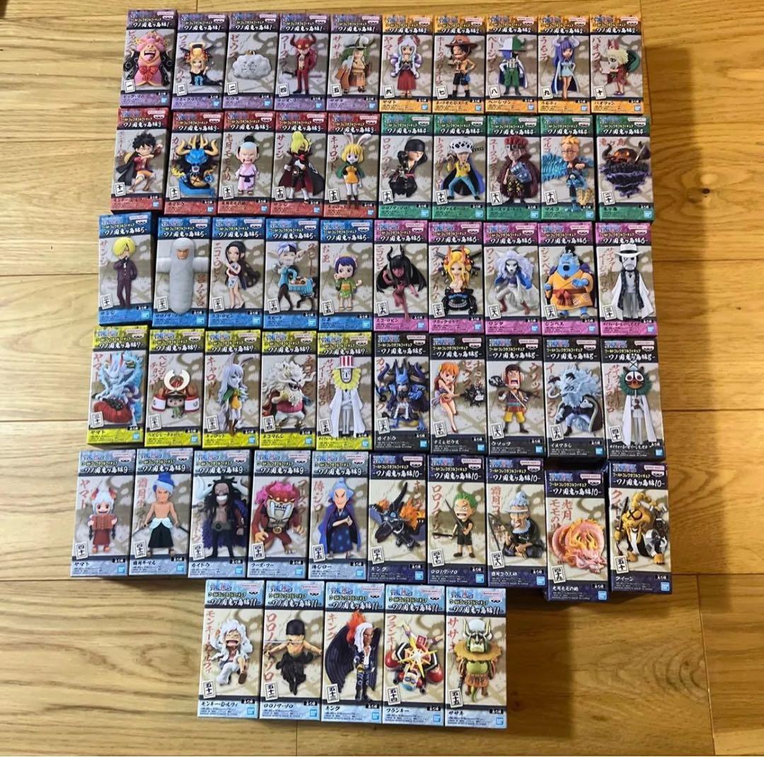 ワンピース　ワールドコレクタブルフィギュア　ワノ国　鬼ヶ島編　コンプ