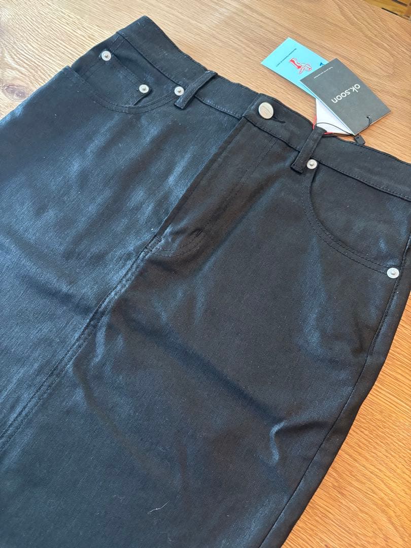 新品ok.soon×piccadilly デニムミドルスカート　3