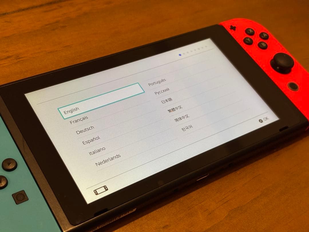 Nintendo Switch 本体 初期型 バッテリー新品 ドックとメモリ付き