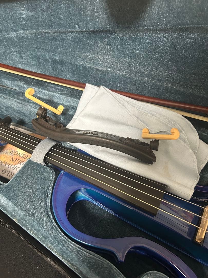 カルロジョルダーノ エレキバイオリン ブルー