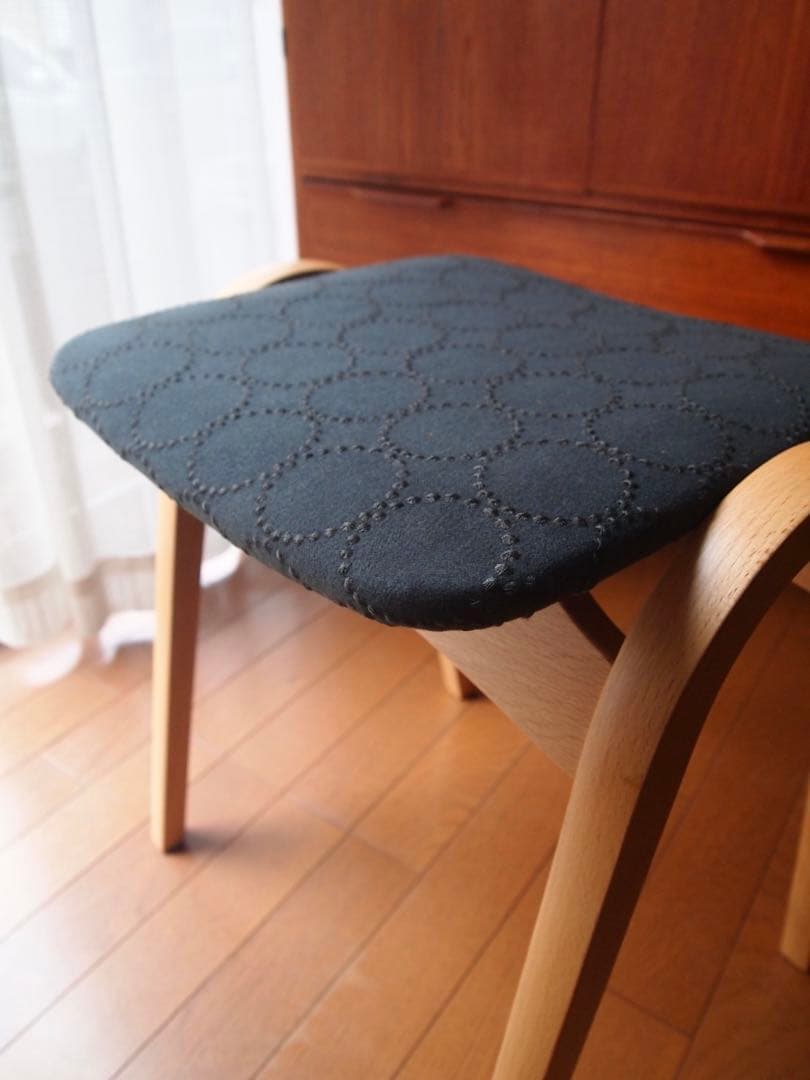 さくらポポさん専用 ミナペルホネン 秋田木工 ハンドメイド 剣持スツールD 生地