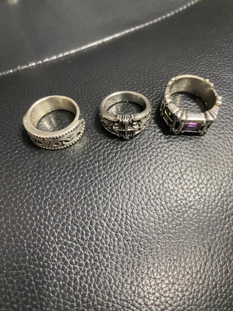 ディールデザイン　DEAL　DESIGN　指輪3つ　シルバーアクセサリー