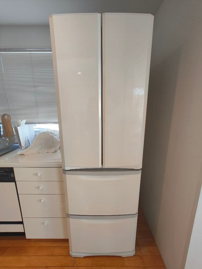 三菱 MR-F40S-W 冷凍冷蔵庫 400L 観音開き