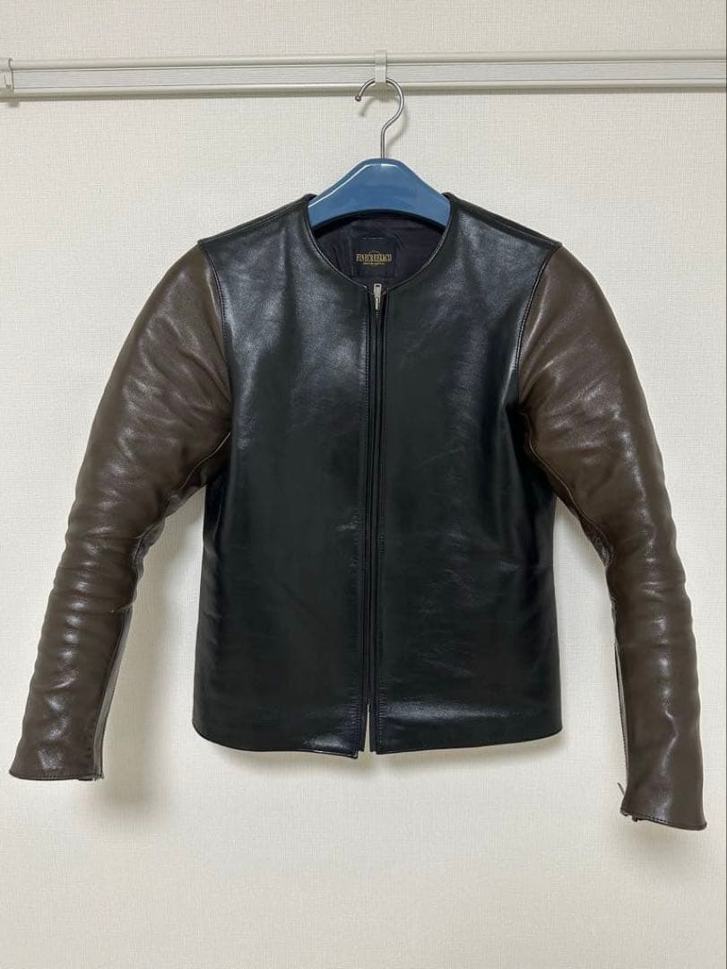 【美品】FINE CREEK LEATHERS バド（黒/茶）馬革　40サイズ