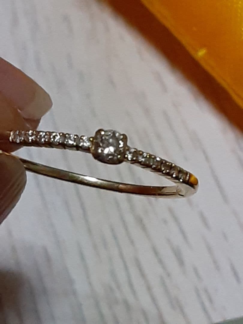 k18　 ダイヤモンドリング