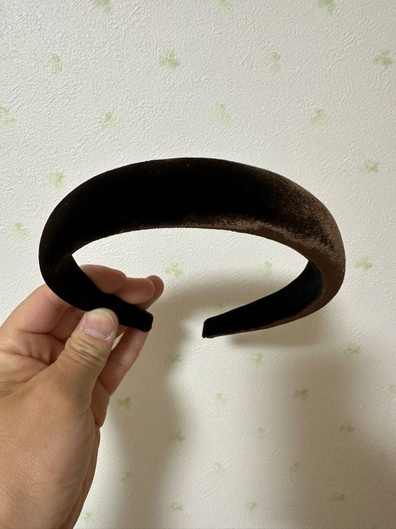 ALEXANDRE DE PARIS カチューシャ　ブラウン