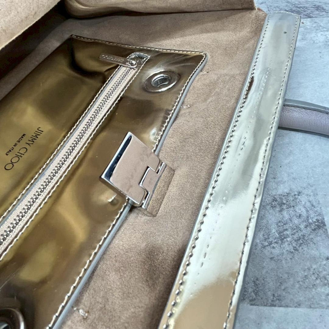 JIMMY CHOO ジミーチュウ フリンジ ハンドバッグ 　 Rg276