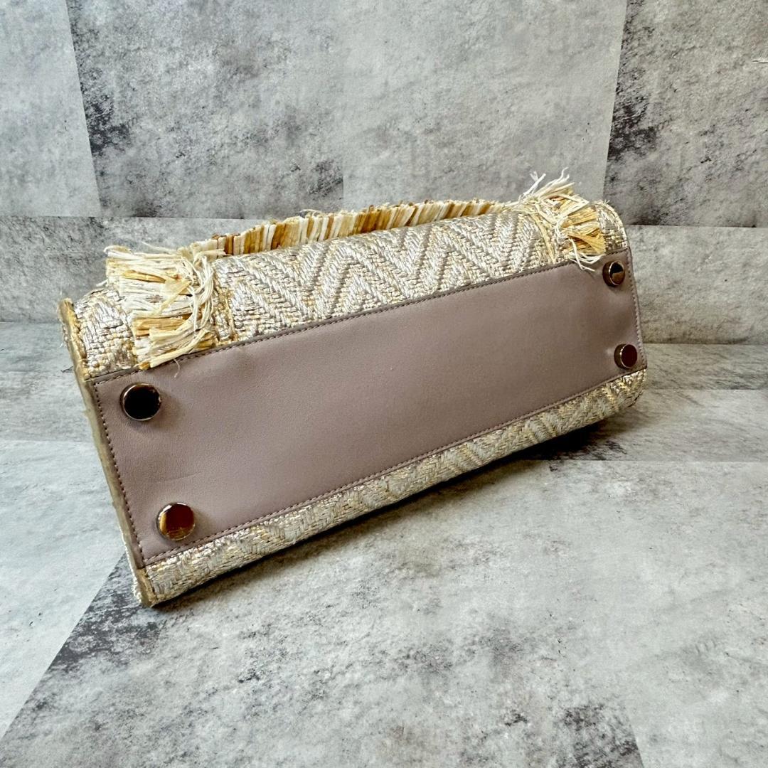 JIMMY CHOO ジミーチュウ フリンジ ハンドバッグ 　 Rg276