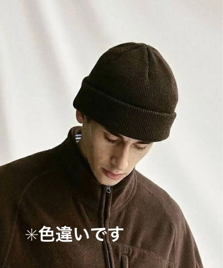 YOKO SAKAMOTO WOOL KNIT BIG WATCH CAP 黒