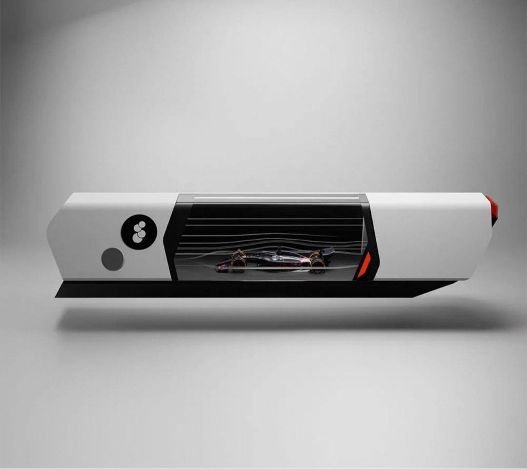 トミカ　ディスプレイケース 1/64 風洞実験 空気力学