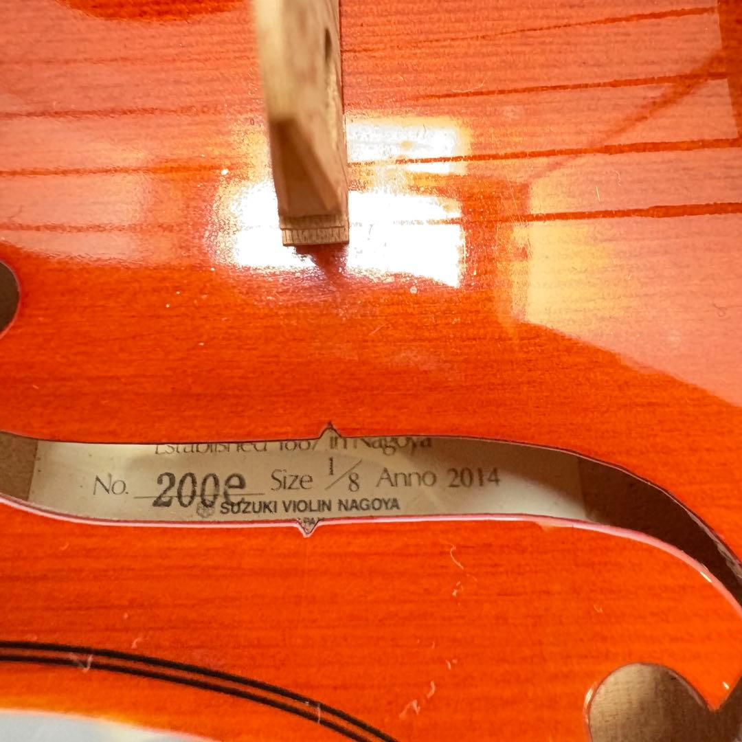 2014年製 SUZUKI No200e 1/8 鈴木バイオリンセット 子供