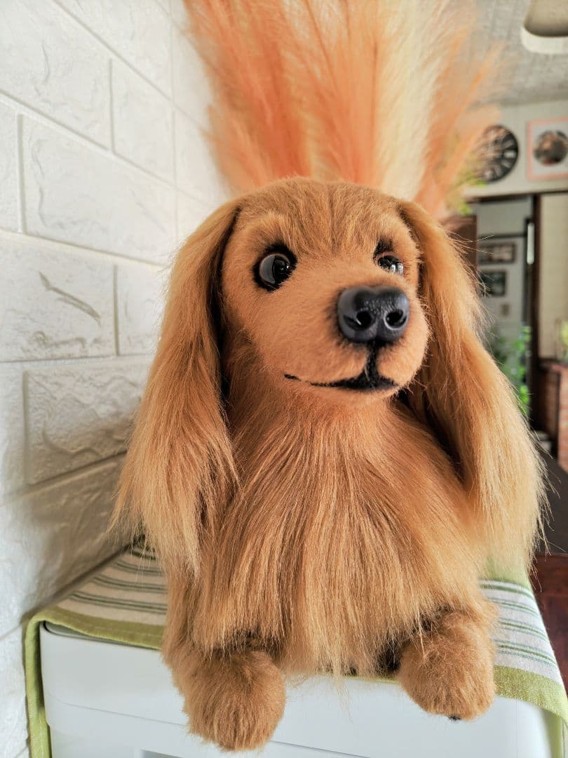 ダックスフンドぬいぐるみ 茶色