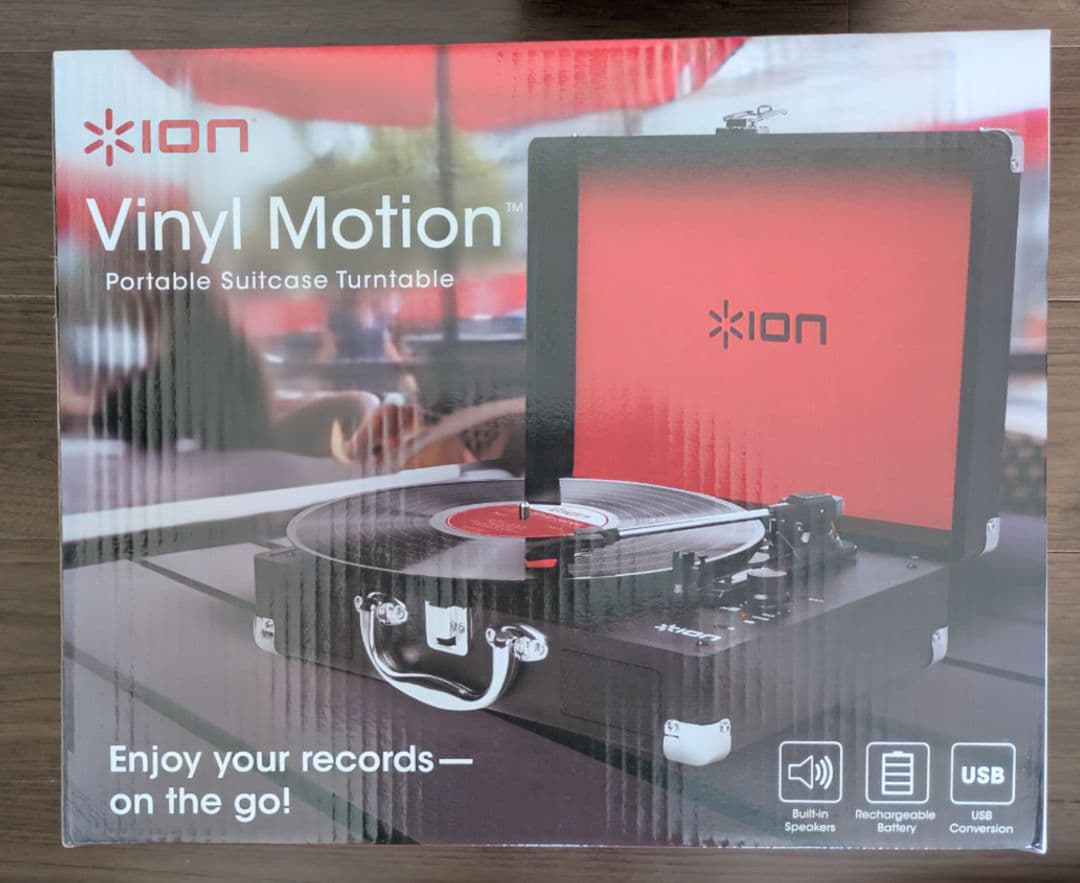 【新品未開封】ION Audioレコードプレーヤー Vinyl Motion