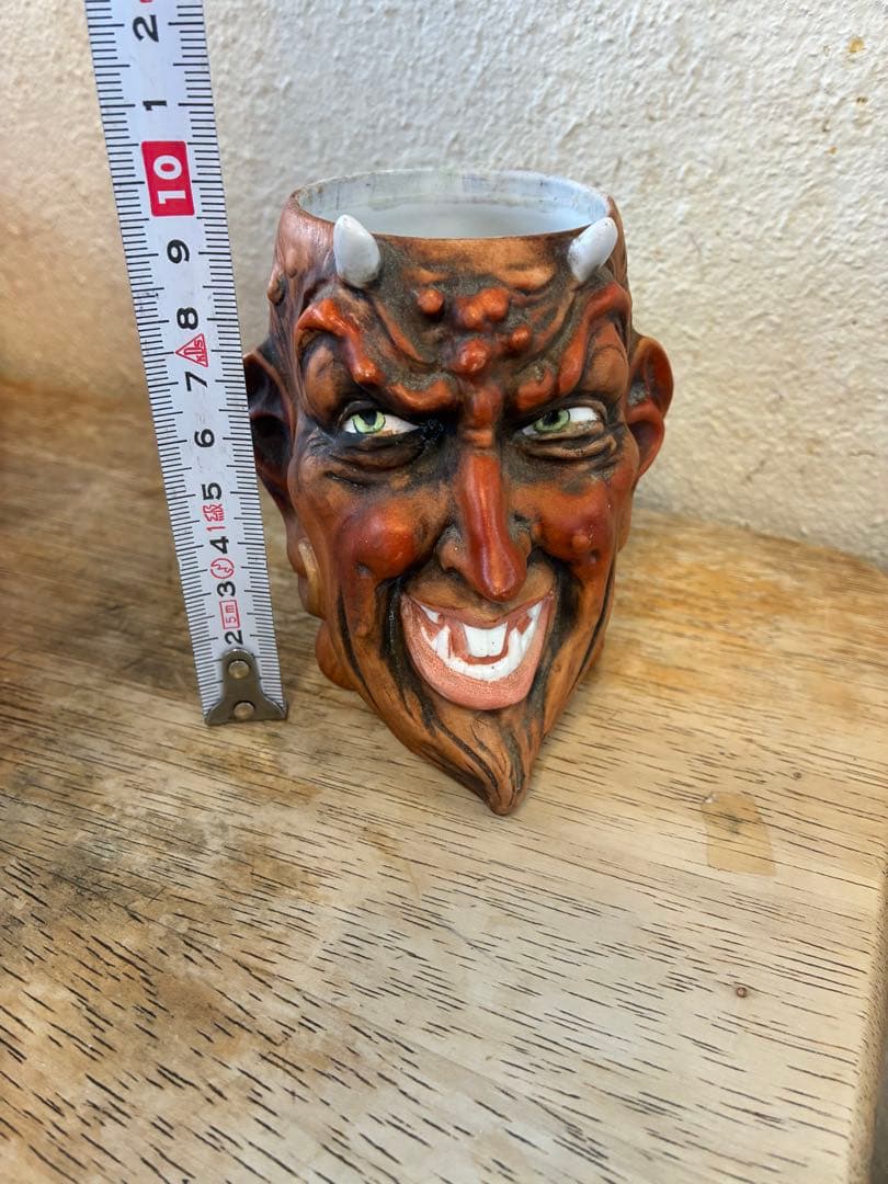 ビンテージ　デビル 悪魔　レッドデビル アンティーク　サタン　マグカップ