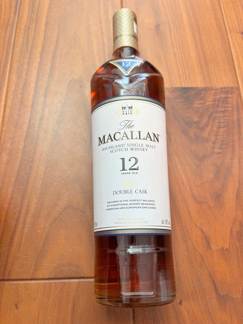 ✨新品未開封✨箱付き✨】マッカラン12年ダブルカスク/ウイスキー/700ml