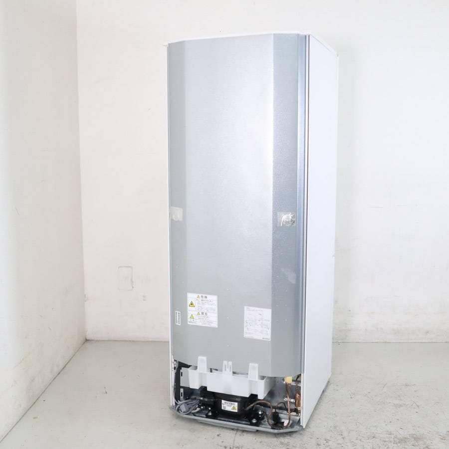 22年製 アクア 201L 2ドア 冷蔵庫 AQR-20N(W) 右開き ミルク