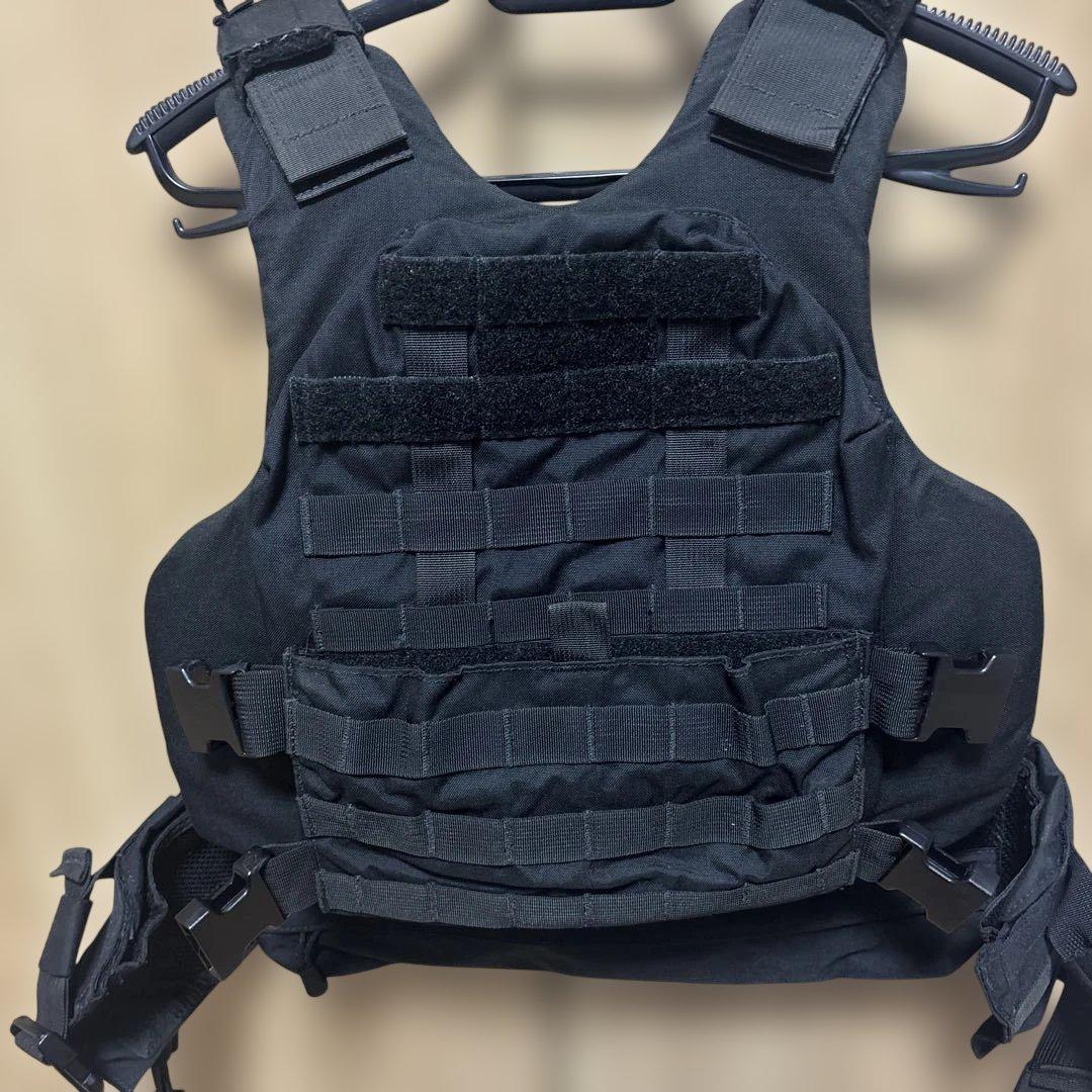 T3 Gear 実物 プレートキャリア MOLLE対応ブラック サイズS B19