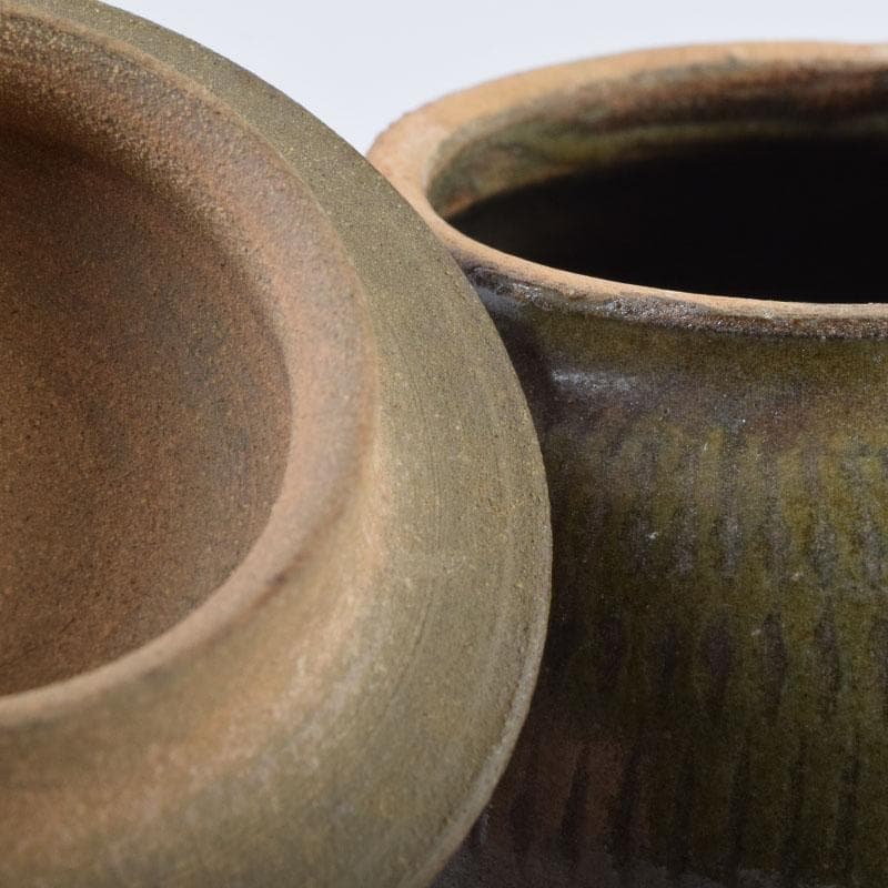 タイ古陶磁　スンコロク　宋胡録　青磁　蓋壷　C　9088